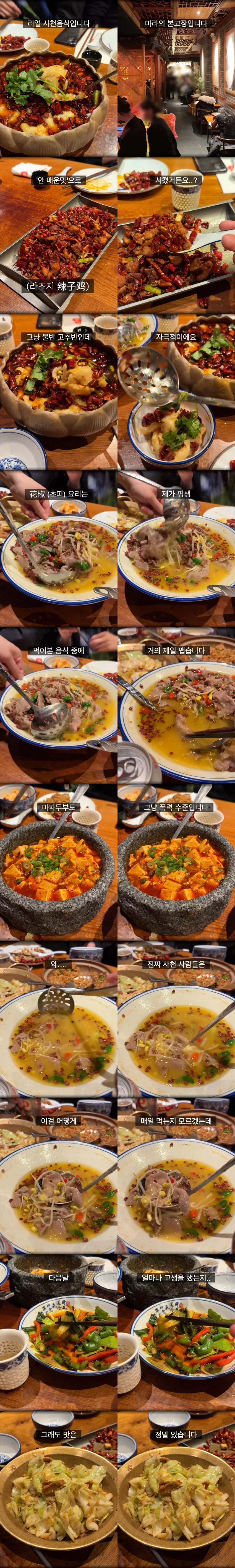 진짜 맵다는 중국 사천 음식.jpg | 인스티즈