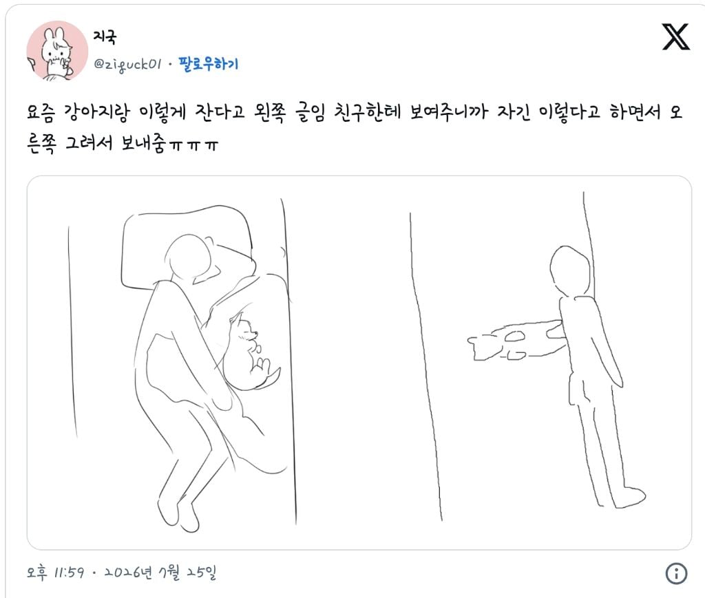 강아지랑 잘때 2가지 유형 | 인스티즈