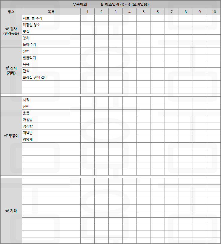 무기력 이기기 위한 청소 방법 체크리스트 | 인스티즈