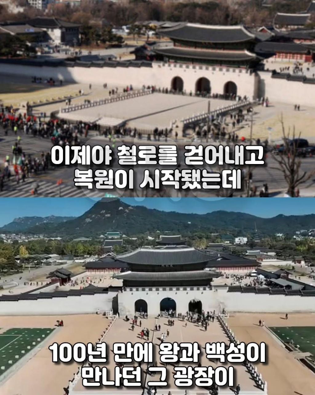 광화문 광장 복원공사 때 드러난 일본의 만행 | 인스티즈