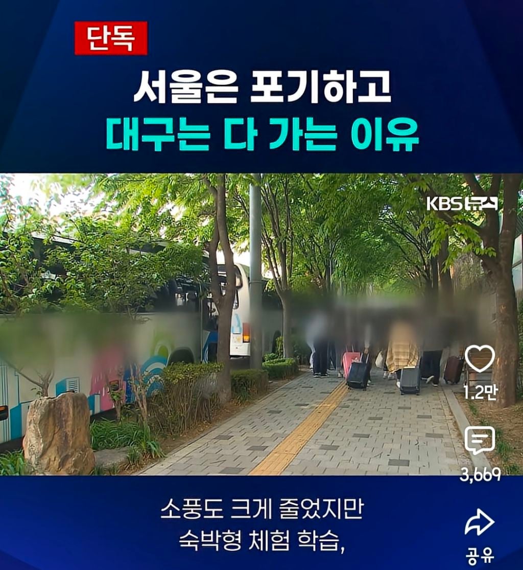 서울은 다 포기하고 대구는 다 가는 이유 | 인스티즈