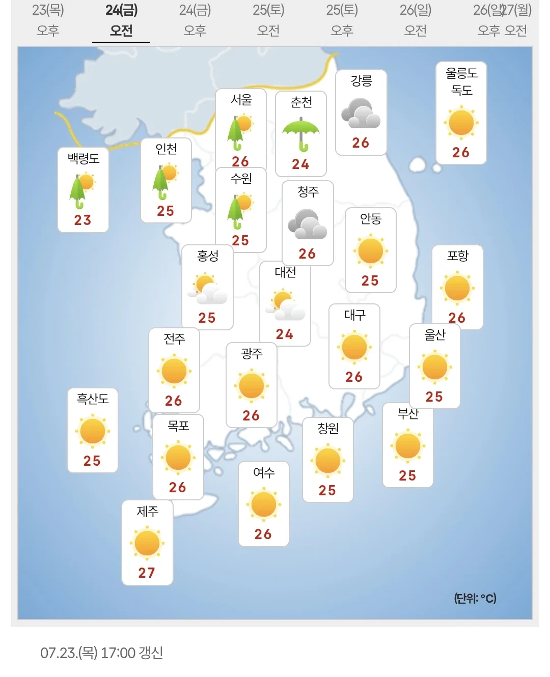 내일 전국 날씨.jpg | 인스티즈