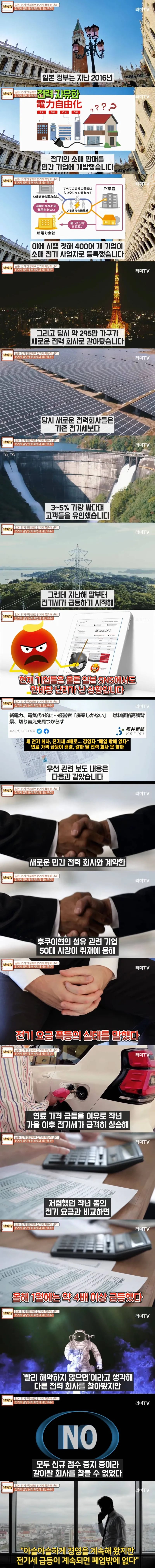 일본 전기 민영화의 최후 | 인스티즈