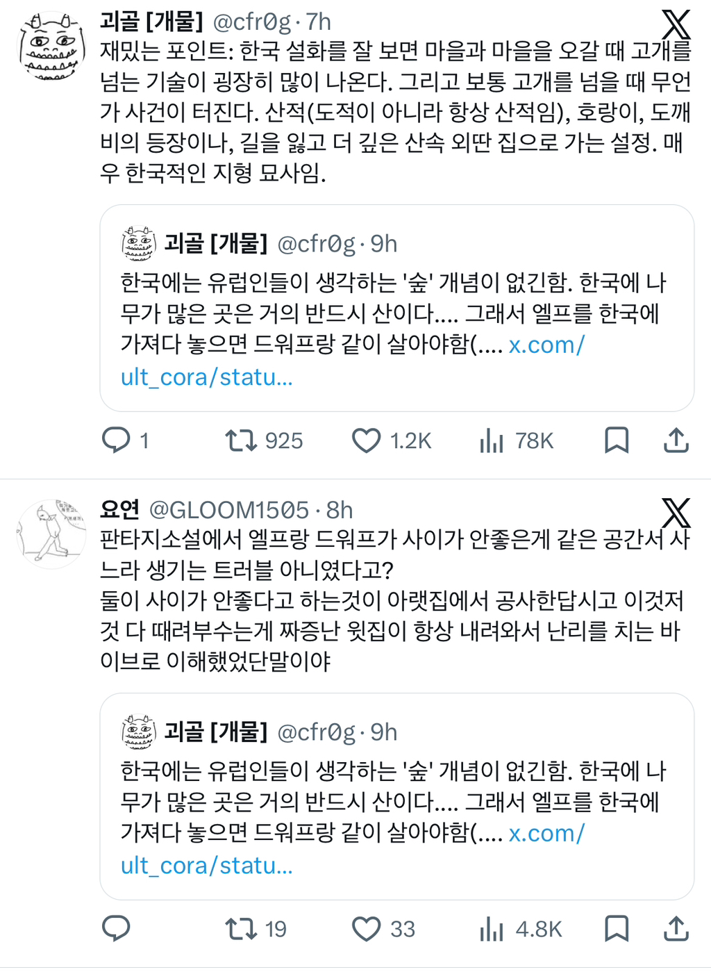 한국인의 숲 개념 | 인스티즈