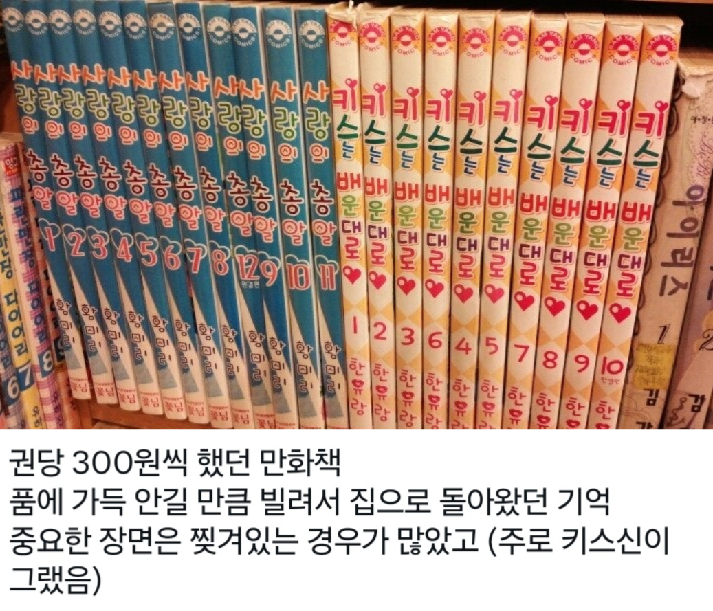 그 시절 동네에 꼭 있던 만화&비디오 대여점 | 인스티즈