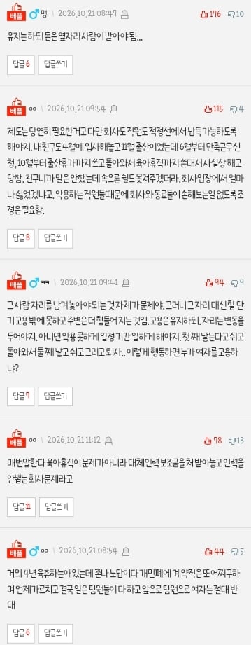 육아휴직 폐지 했음 좋겠다 | 인스티즈